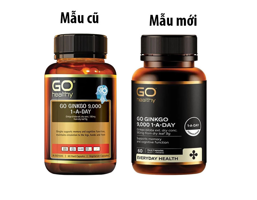 Bổ não Go Ginkgo 9000 mẫu mới