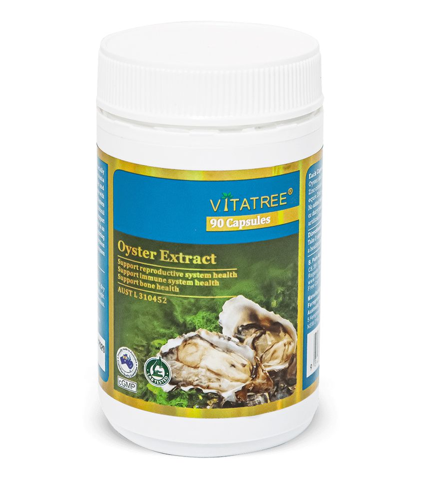Viên Uống Hàu Biển Vitatree Oyster Extract 90 Viên