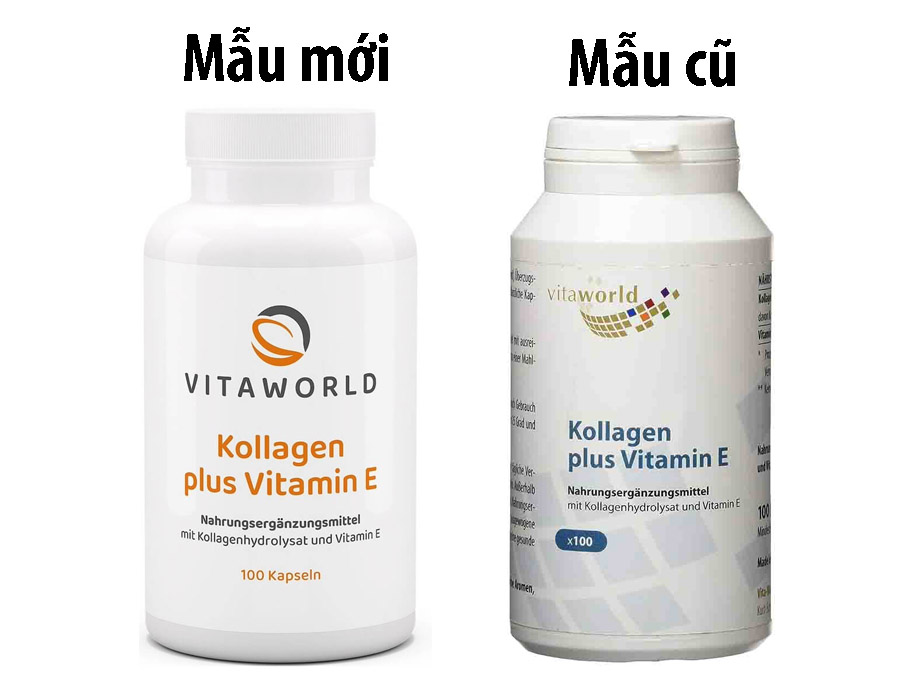 Kollagen Plus Vitamin E mẫu mới