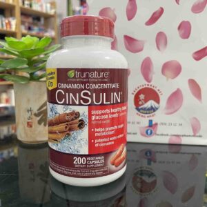 Viên Uống Cân Bằng Đường Huyết Cinsulin Trunature Advanced Strength 200 Viên