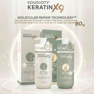 Bộ Dầu Gội Voudioty Keratin x9 Biotin & Collagen Ý