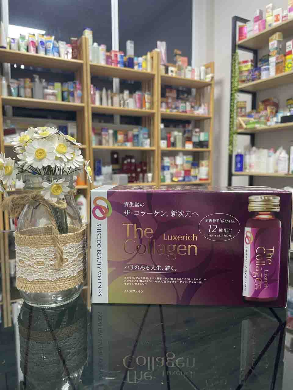 Nước uống The Collagen Shiseido Luxerich Nhật Bản 10 chai 50ml