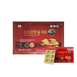 Tinh dầu thông đỏ Samjin Cheonhansong Hàn Quốc Chính Hãng
