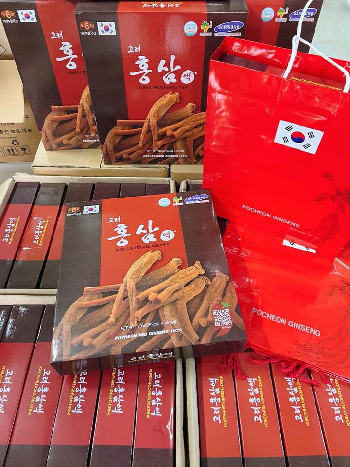 nước hồng sâm pocheon hàn quốc