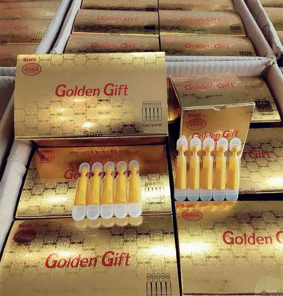 Tinh Chất Nghệ Nano Curcumin Golden Gift Sam 60 Tép