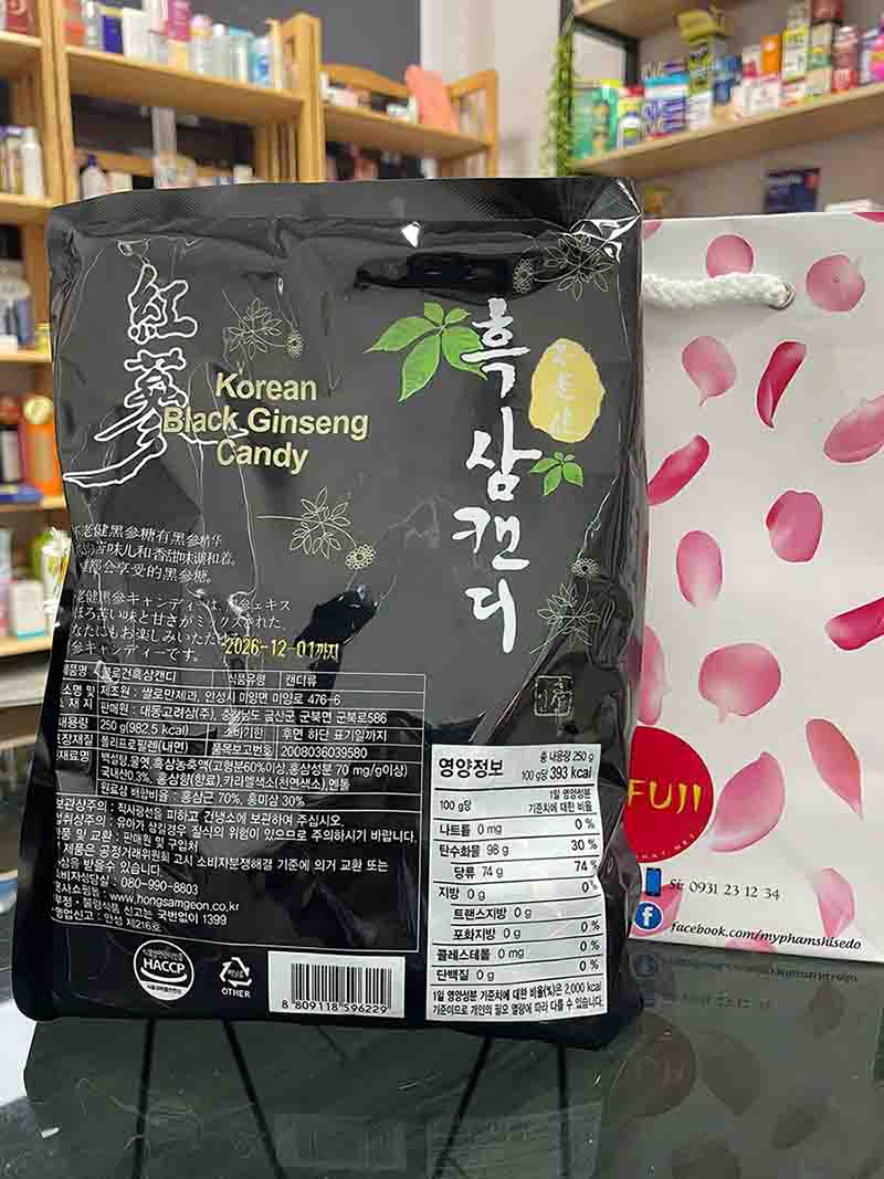 Kẹo Hắc Sâm Hàn Quốc