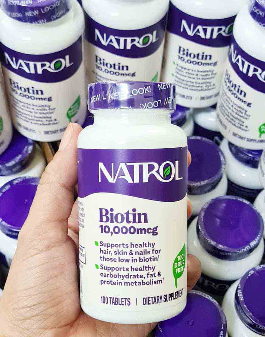 Viên Uống Mọc Tóc Natrol Biotin Beauty 10