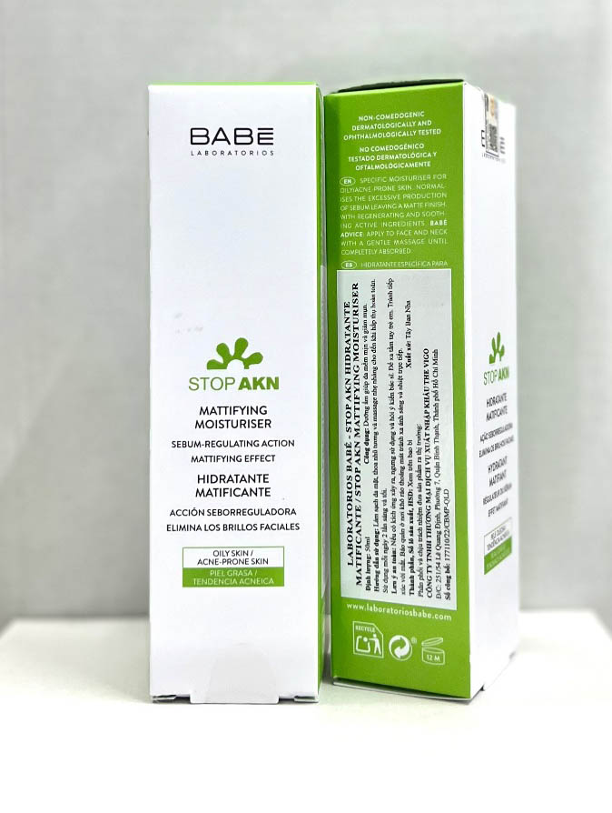 Babe Stop AKN Mattifying Moisturiser