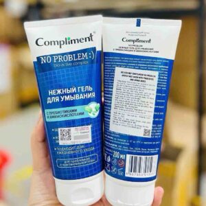 Gel rửa mặt Compliment Prebiotics và Axit Amin(vạch xanh ngọc)
