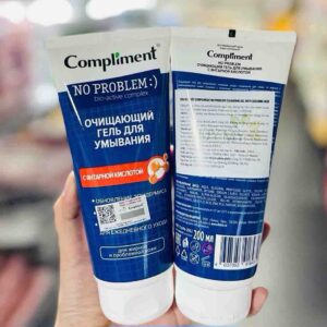 Gel rửa mặt Compliment Succinic Acid vạch cam đậm