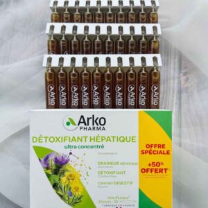 Hỗ trợ thải độc gan Arkopharma Detoxifiant Hepatique Ultra Concentre 30 ống