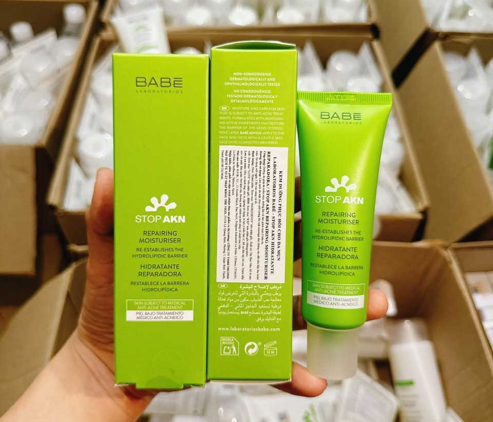 babe stop akn repairing moisturiser