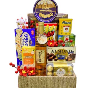 Giỏ bánh kẹo Tết QTBK12