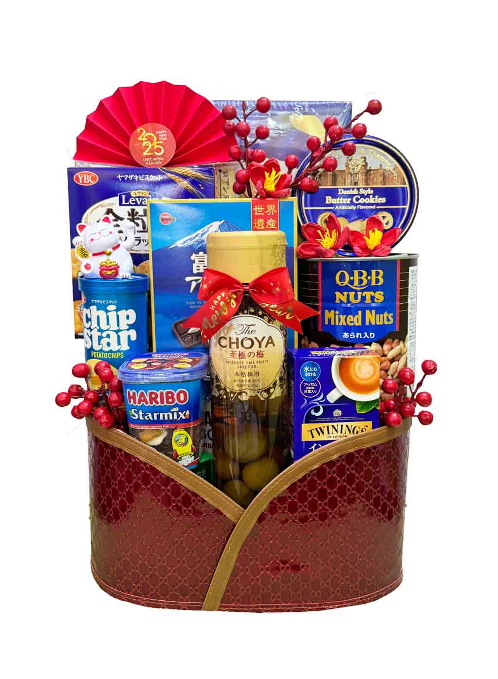 Giỏ quà tết tặng khách hàng QTBK19