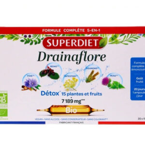 Nước uống hỗ trợ thải độc nội tạng Drainaflore Bio Detox 20 ống
