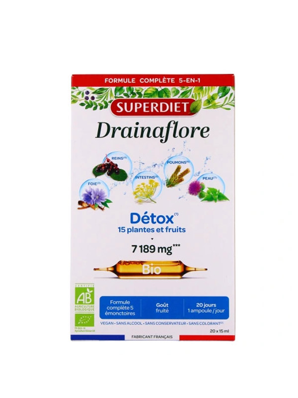 Nước uống hỗ trợ thải độc nội tạng Drainaflore