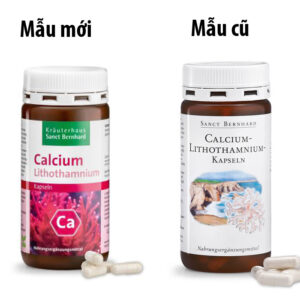 Viên uống Calcium Lithothamnium Kapseln Sanct Bernhard mẫu mới