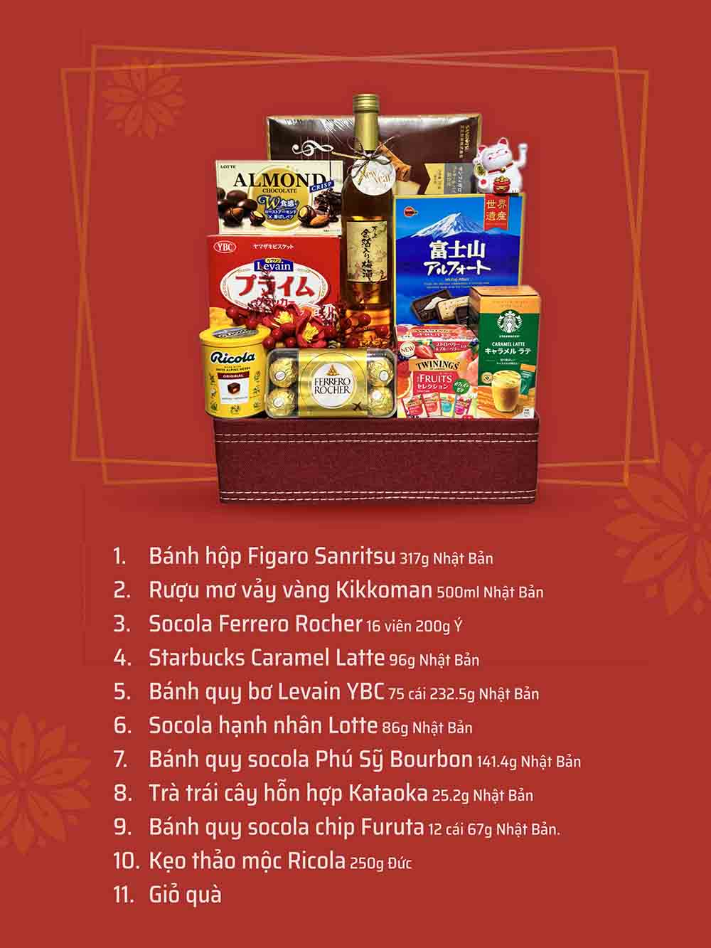 giỏ quà tặng tết QTBK15