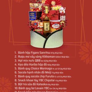 giỏ quà tết đẹp QTBK14