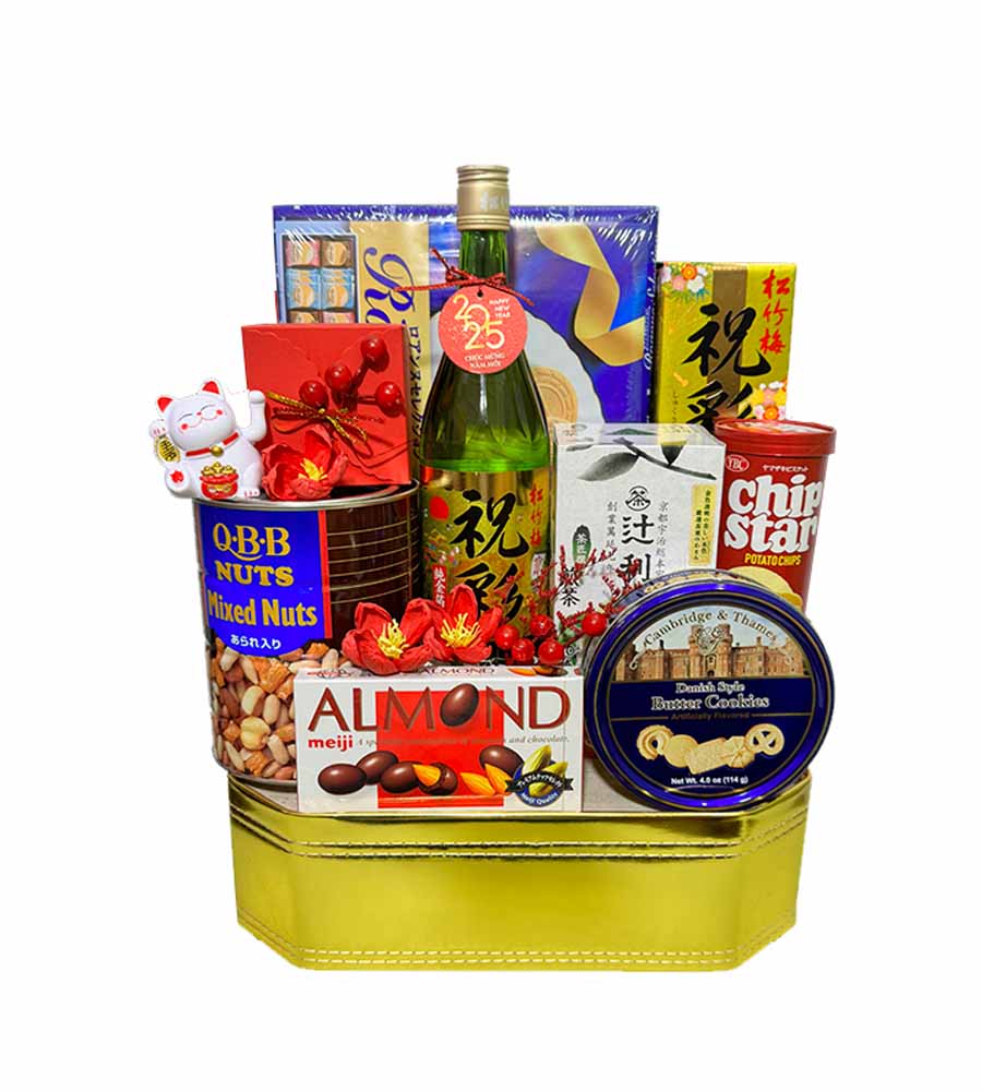 giỏ quà tết sang trọng QTBK10