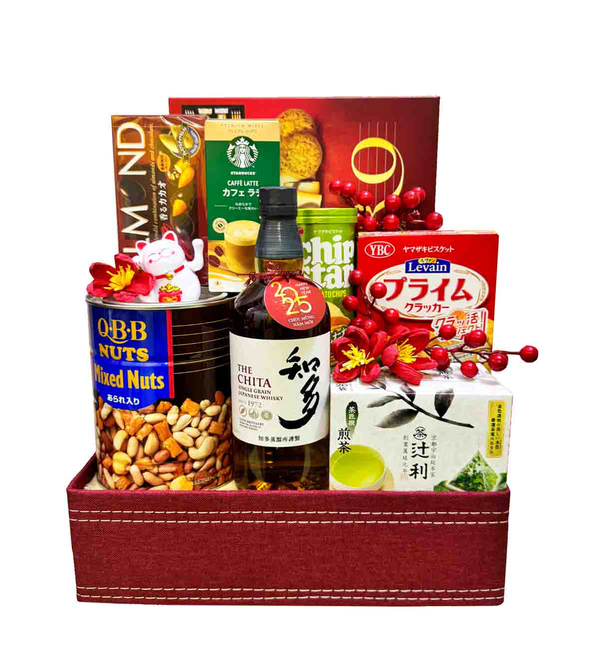 Giỏ quà Tết bánh kẹo QTBK27