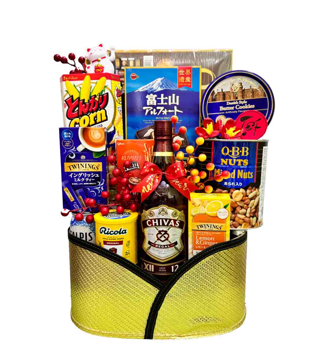 Giỏ quà Tết rẻ đẹp QTBK28
