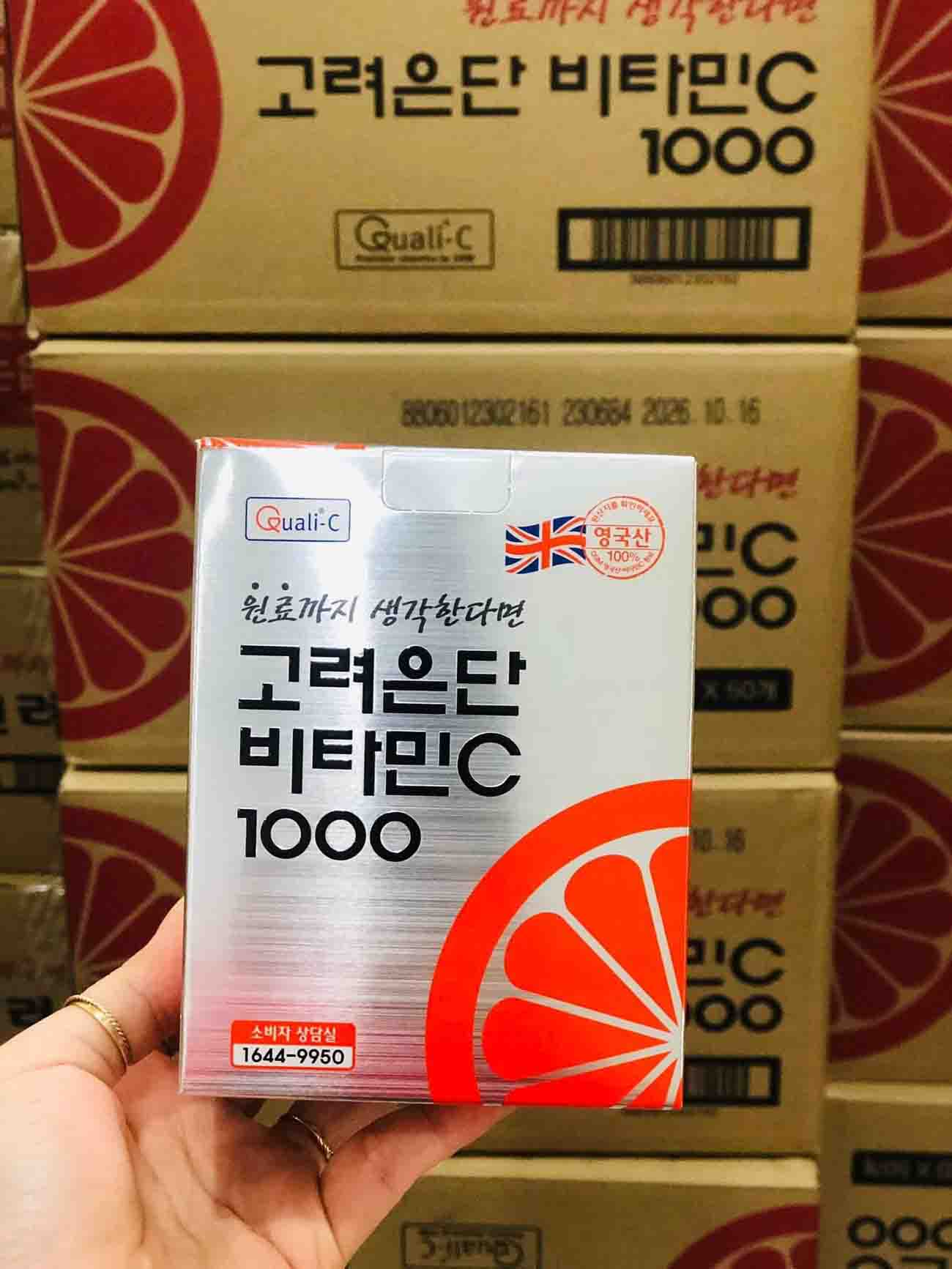 cách uống vitamin c 1000mg hàn quốc