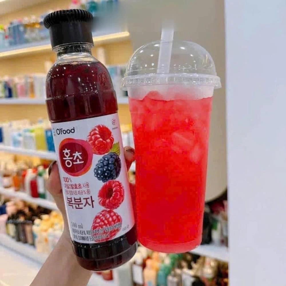 giấm mâm xôi