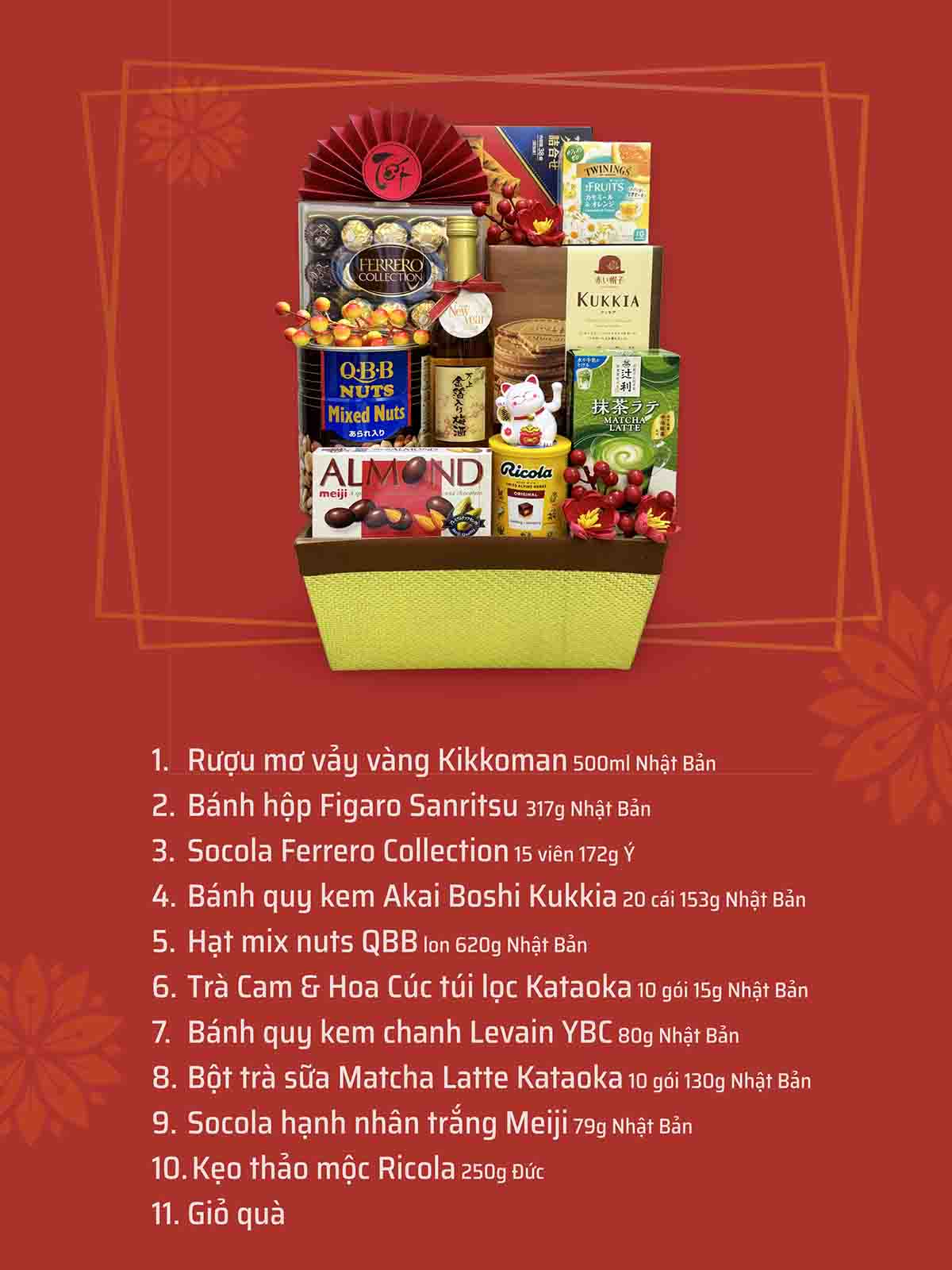 giỏ quả tết QTBK22