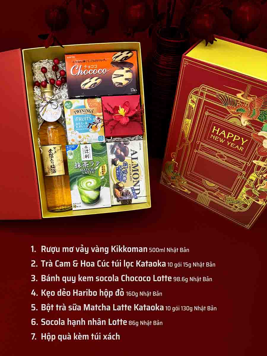 hộp giấy đựng quà tết QTBK37
