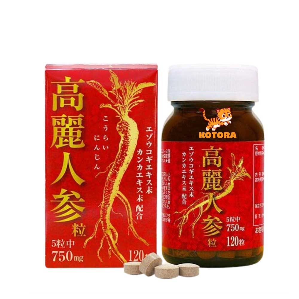 nhân sâm Korai 750mg