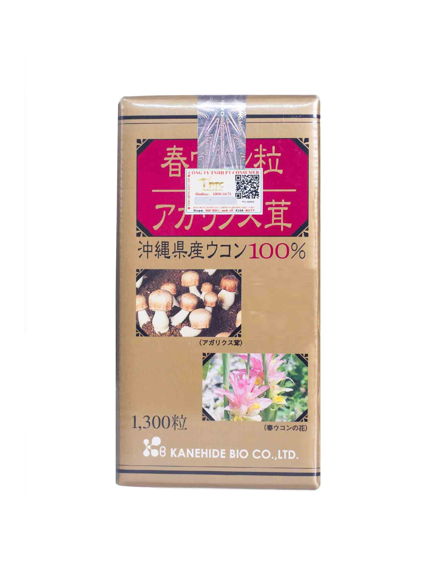 Viên uống nấm hoa nghệ mùa xuân Kanehide Bio