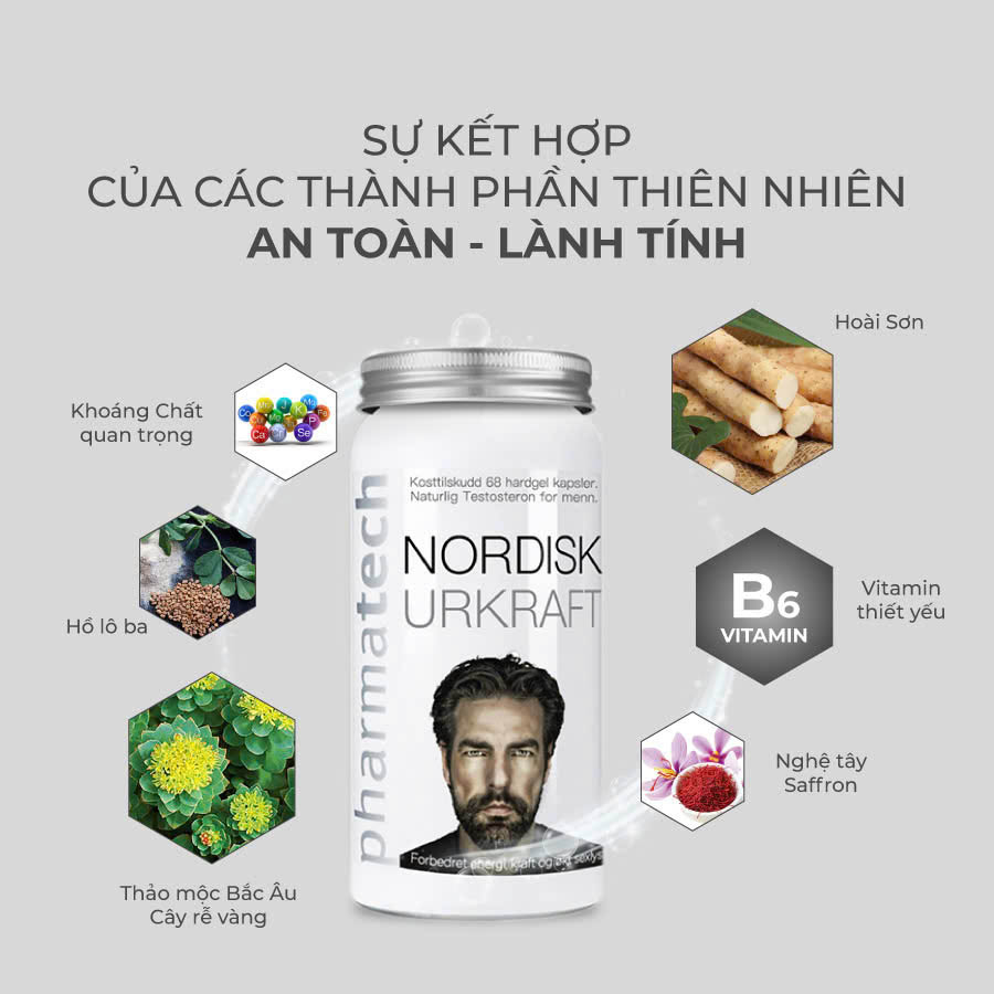 Viên uống tăng cường sinh lý nam Nordisk Urkraft Pharmatech