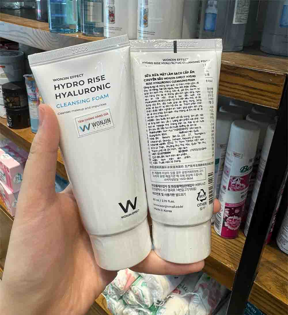 hydro rise hyaluronic cleansing foam