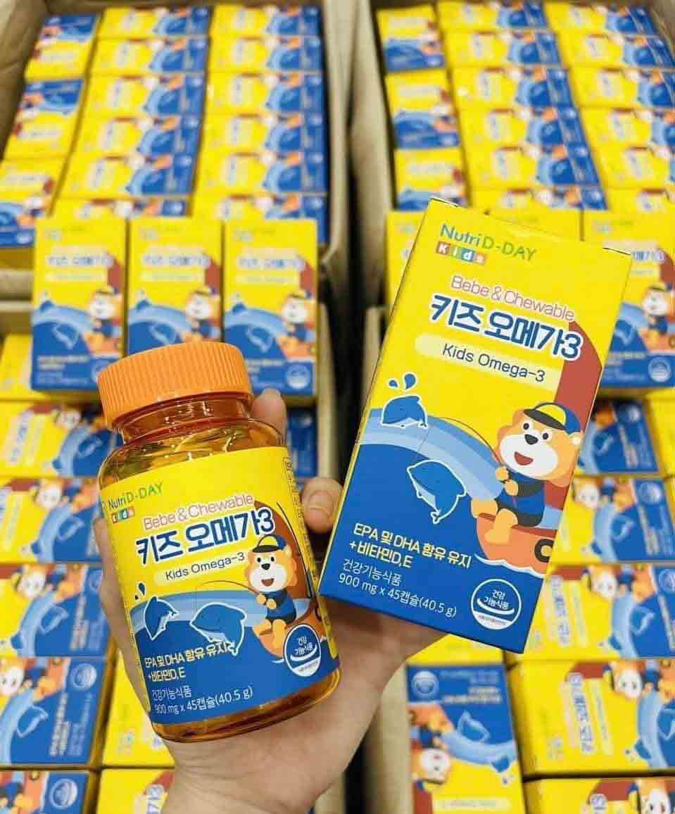 Kẹo dẻo Omega 3 Nutri D Day Kids