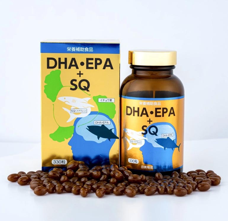Viên dầu cá DHA & EPA SQ của Nhật Bản