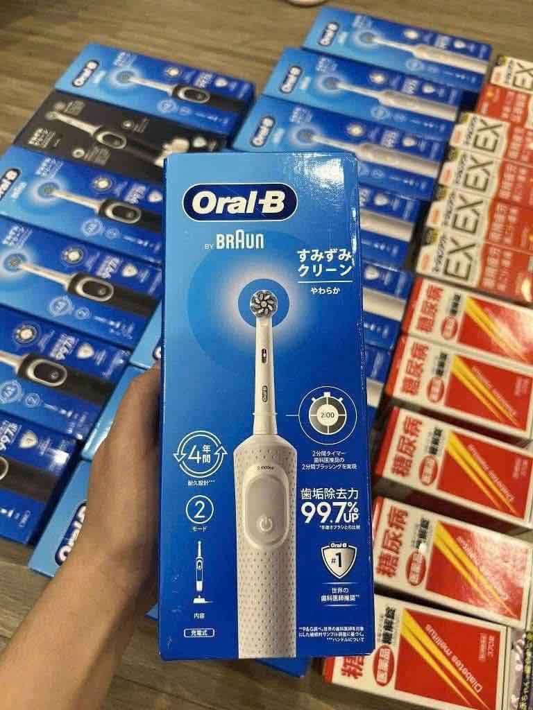 bàn chải điện oral b braun nhật