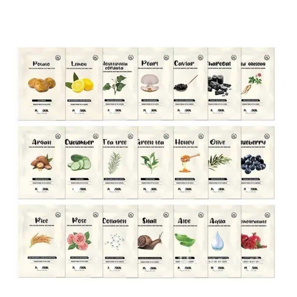 mặt nạ total solution essential sheet mask