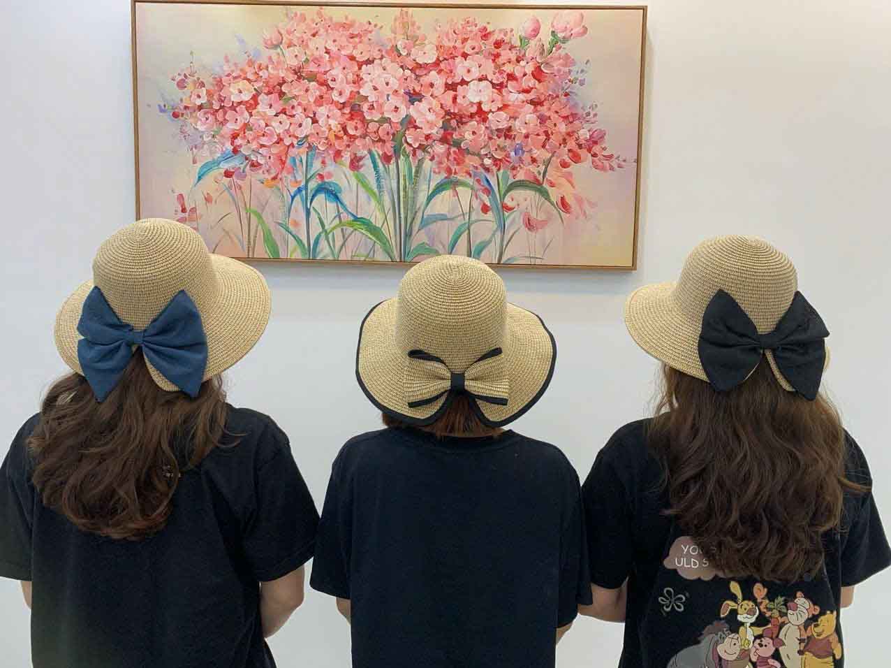 mũ cói chống nắng