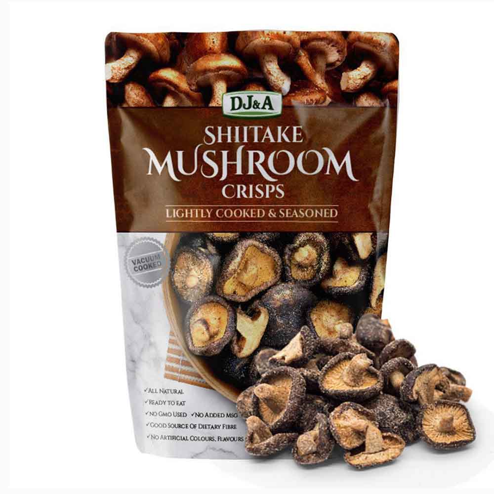 nấm sấy giòn shiitake mushroom crisps
