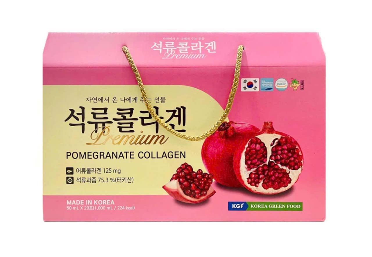 nước ép lựu nguyên chất premium pomegranate collagen