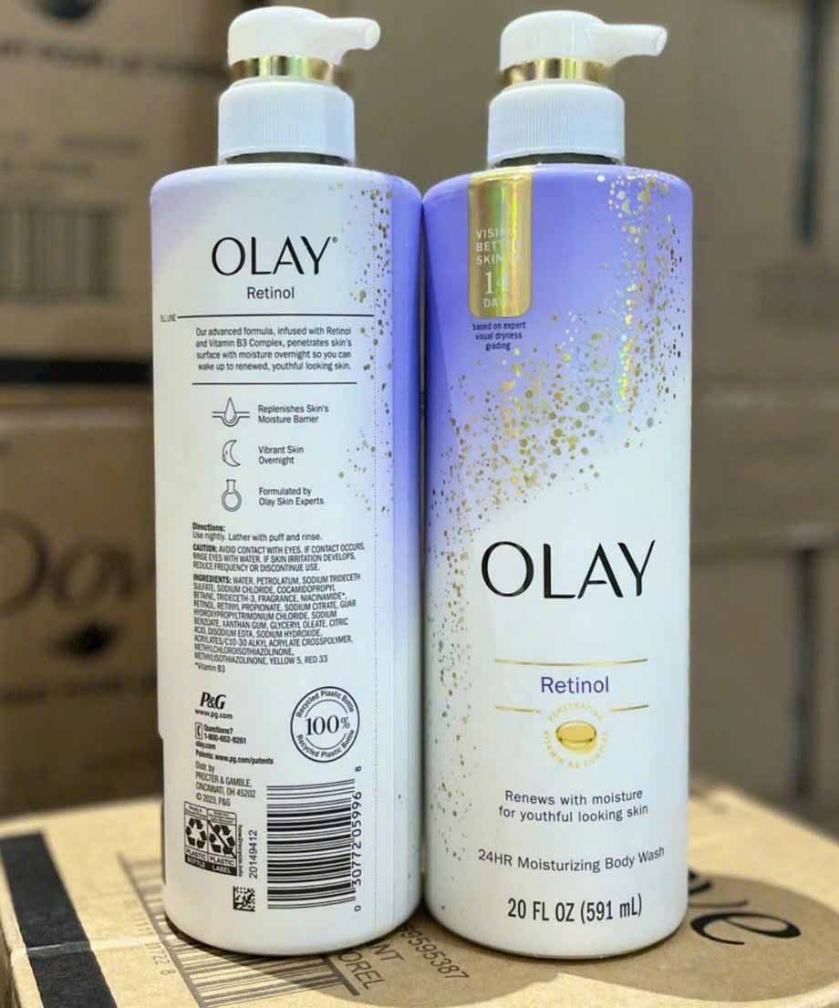 sữa tắm olay retinol