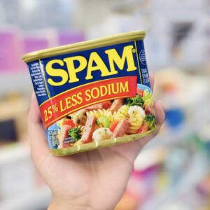 thịt hộp spam 25 less sodium