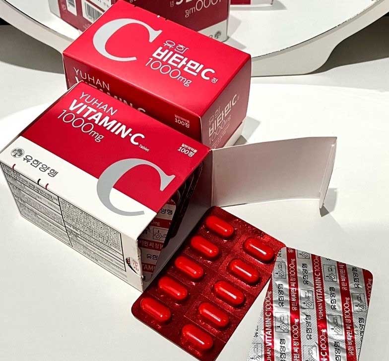 vitamin c 1000mg hàn quốc