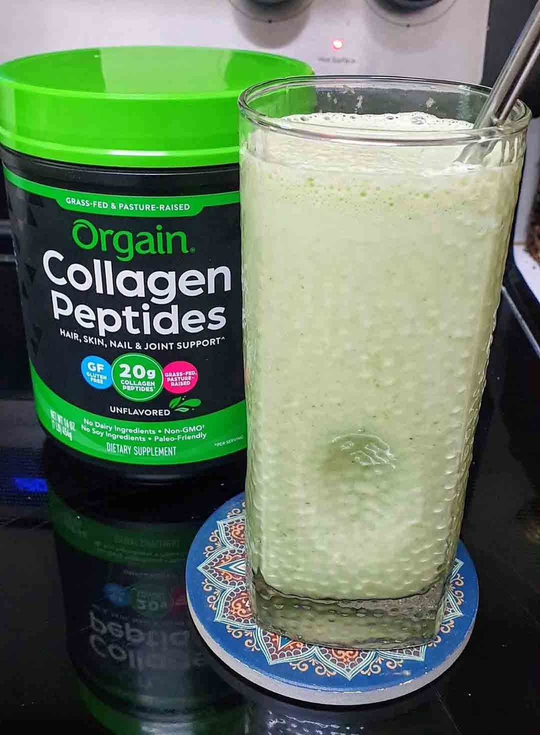 Bột Collagen Peptides Orgain Hair, Skin, Nail & Joint Support