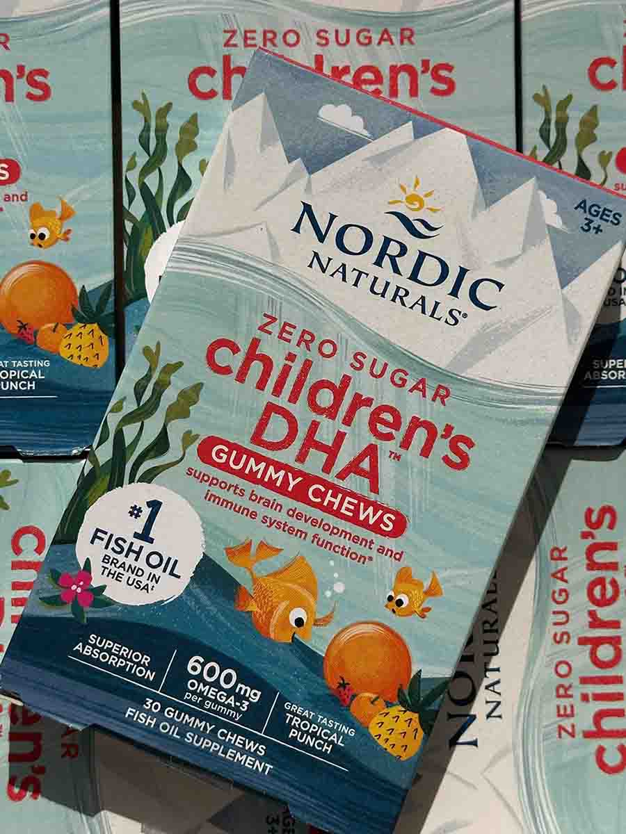 Kẹo dẻo Nordic Naturals Zero Sugar Children's DHA 30 viên