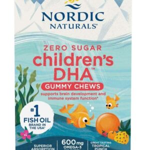 Kẹo dẻo Nordic Naturals Zero Sugar Children's DHA cho bé