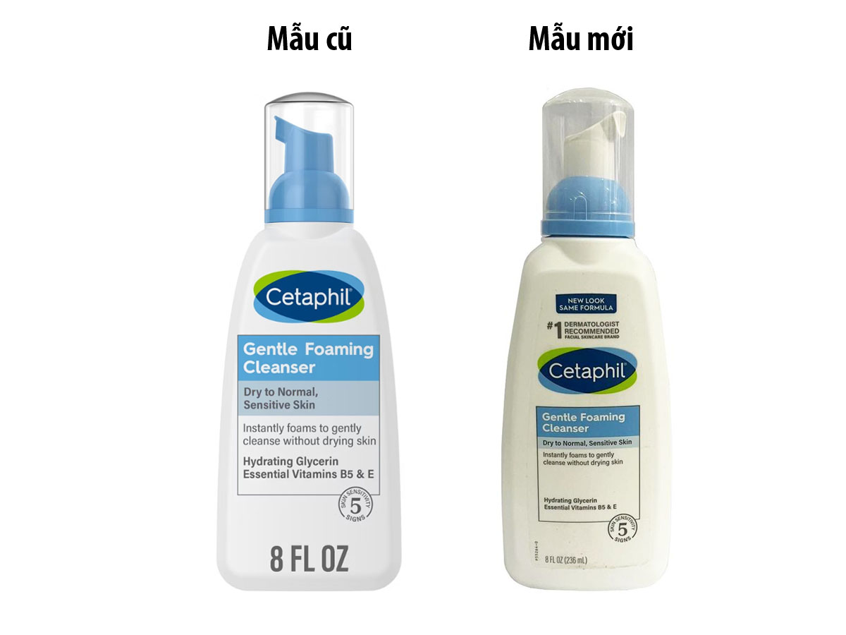 Sữa rửa mặt Cetaphil Gentle Foaming Cleanser mẫu mới
