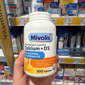 Viên uống Mivolis Calcium D3 Đức chính hãng 300 viên - Ảnh 2