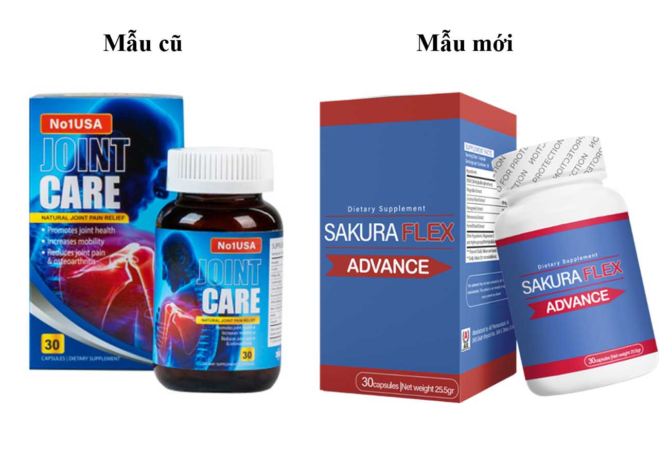 Viên uống hỗ trợ xương khớp Sakura Flex Advance 30 viên